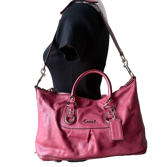 Coach Ashley Small Leather Satchel Ginger, F15445 - Picture 1 of 15